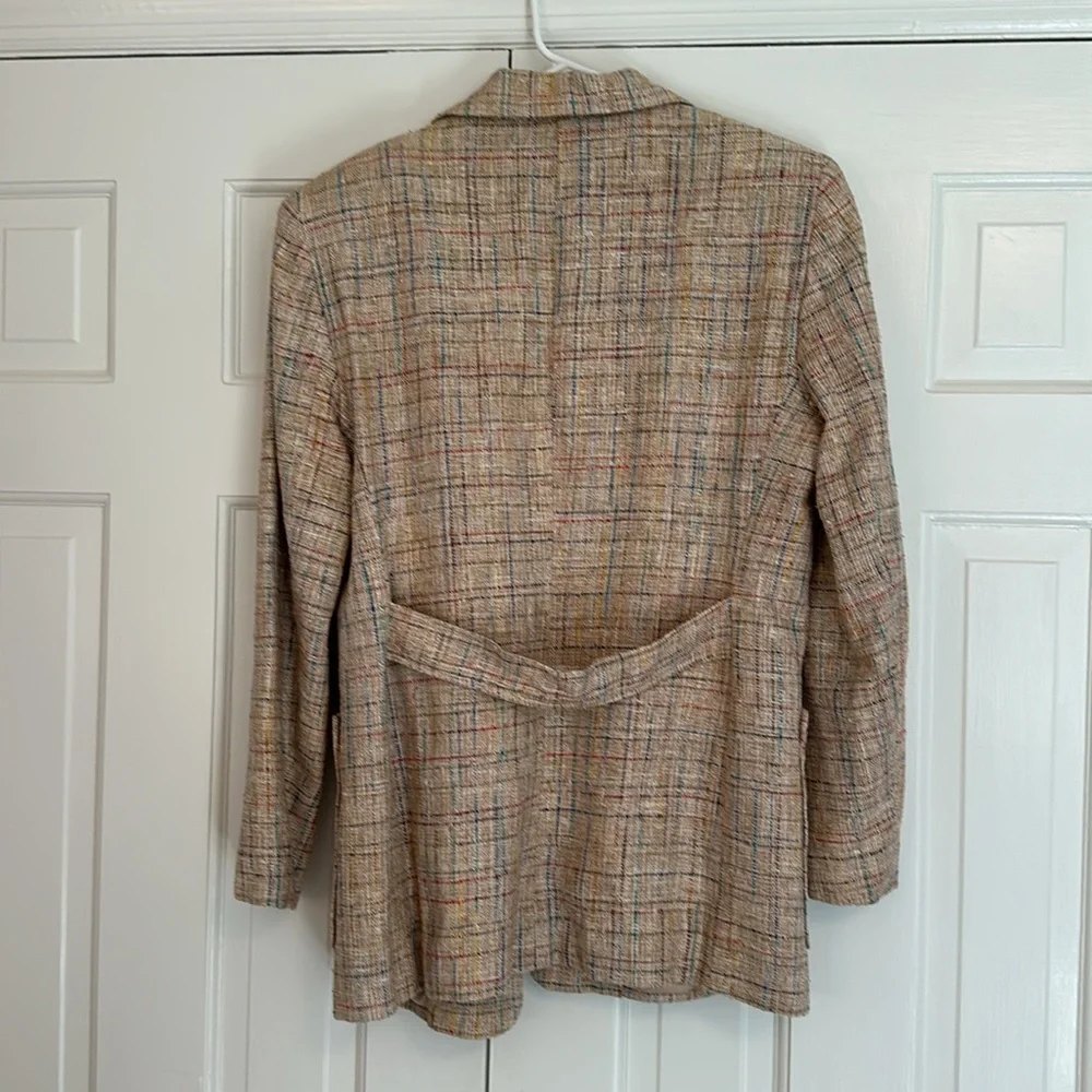 Neiman Marcus Silk Tweed Blazer - Picture 7 of 13